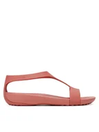 Sandały damskie - Crocs Sandały SERENA SANDAL 205469-682 Różowy - miniaturka - grafika 1