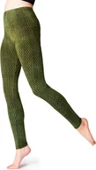 Legginsy - PANASIAM Legginsy Batik Kwiat Życia spodnie do jogi treningowe fitness legginsy sportowe elastyczne - miniaturka - grafika 1