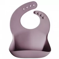 Śliniaki i fartuszki - Mushie Mushie  -  Śliniak Silikonowy Pale Mauve - miniaturka - grafika 1