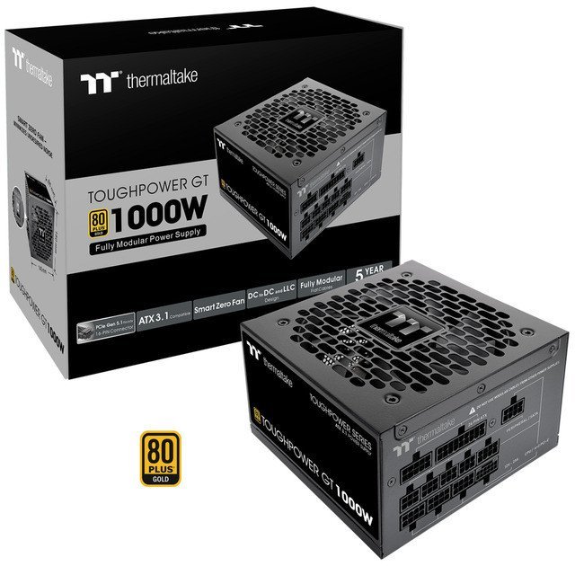 Netzteil Thermaltake Toughpower GT 1000W ATX3.1/GEN5 80+G BK retail