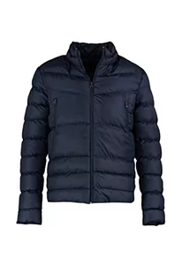 Trendyol Męski kołnierz stojący, zwykły, regularny płaszcz zimowy, granatowy, XL, granatowy, XL - Płaszcze męskie - miniaturka - grafika 1