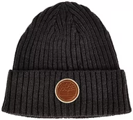 Czapki męskie - Timberland Czapka męska Rib Shallow Beanie, Szary (T100360C-010), rozmiar uniwersalny - miniaturka - grafika 1