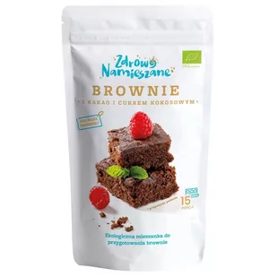 ZDROWO NAMIESZANE (mieszanki do wypieków) BROWNIE Z KAKAO I CUKREM KOKOSOWYM BIO 290 g - ZDROWO NAMIESZANE - Ciasta i półprodukty do ciast - miniaturka - grafika 1