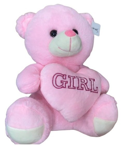 Miś Maskotka Girl Różowa Serduszko Pluszak Do Przytulania Poduszka