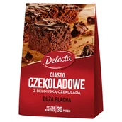 Dodatki do ciast w proszku - Delecta Duża Blacha Ciasto czekoladowe 670g - miniaturka - grafika 1