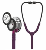 Urządzenia medyczne - Stetoskop Littmann Classic III 5960 Stetoskop internistyczny Mirror-Finish, przewód śliwkowy, trzonek różowy, lira smoke - miniaturka - grafika 1