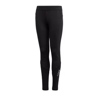 adidas JR Alphaskin Long Tights leginsy 341 : Rozmiar - 164 cm - Pozostała odzież narciarska - miniaturka - grafika 1