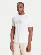 Koszulki męskie - Quiksilver T-Shirt Ev Comp Logo EQYZT08182 Biały Regular Fit - miniaturka - grafika 1