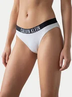Stroje kąpielowe - Calvin Klein Swimwear Dół od bikini LV00Q61240 Biały - miniaturka - grafika 1