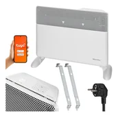 Ogrzewanie przenośne - Grzejnik elektryczny konwektorowy energooszczędny 1500W inwerterowy Wi-Fi biały Warmtec EGI-15B - miniaturka - grafika 1