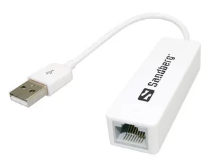 Sandberg Adapter USB - RJ45 - Adaptery i przejściówki - miniaturka - grafika 1