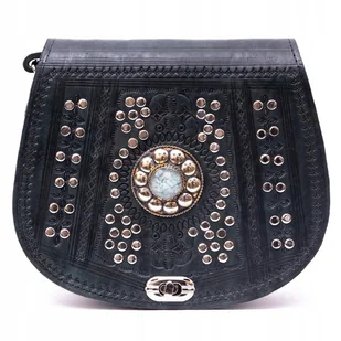 Torebka Damska Listonoszka Na Ramię Skórzana Orientalna Etniczna Z Maroko - Torebki damskie Torebka Damska Listonoszka Na Ramię Skórzana Orientalna Etniczna Z Maroko - Torebki damskie - miniaturka - grafika 1