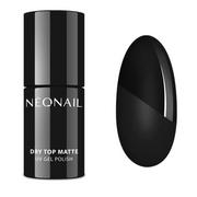 Utwardzacze do paznokci - NeoNail Dry Top Matte, matowy top na lakier, 7,2ml - miniaturka - grafika 1