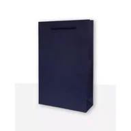 Opakowania i torebki na prezenty - Torebka prezentowa jednobarwna T2 granatowa 10 szt. - miniaturka - grafika 1