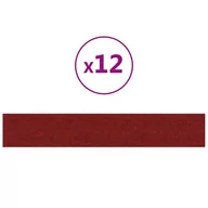 Panele ścienne i boazeria - Lumarko Panele ścienne, 12 szt, kolor wina, 90x15 cm, tkanina, 1,62 m² - miniaturka - grafika 1