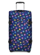 Torby podróżne - Torba podróżna na kółkach Eastpak Transit'R L - flower blur navy - miniaturka - grafika 1