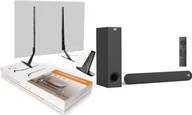 Uchwyty do telewizora - Mozos Stojak biurkowy TS2 23'' - 75'' + Soundbar Cinema - miniaturka - grafika 1