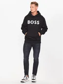 Bluzy męskie - Boss Bluza 50496661 Czarny Oversize - miniaturka - grafika 1