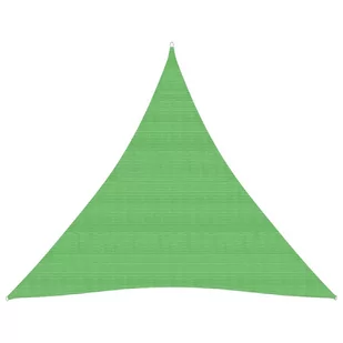 vidaXL Żagiel przeciwsłoneczny, 160 g/m, jasnozielony, 5x5x5 m, HDPE 311317 - Parasole ogrodowe - miniaturka - grafika 1