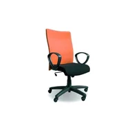 Fotele i krzesła biurowe - Krzesło obrotowe LEON GTP2 siedzisko czarne M43 oparcie czerwone M04 /LEON TS06 GTP2 TILT/C BA-M04 SE-M43 SH. - miniaturka - grafika 1
