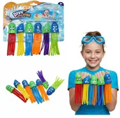 Zabawki do kąpieli - Coil zabawki do nurkowania do wody wanny basenu kolorowe zestaw oŚmiorniczki 6szt - miniaturka - grafika 1