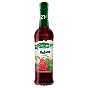 Herbapol Lublin Syrop Owocowa Spiarnia Malina z melis 420ml 7026218 - Syropy i koncentraty owocowe - miniaturka - grafika 1