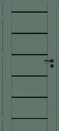 Drzwi wewnętrzne - Drzwi wewnętrzne pokojowe Naos oliwka nero 70 lewe Classen - miniaturka - grafika 1