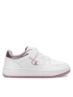Buty dla dziewczynek - Champion Sneakersy RD18 FOIL G PS LOW S32909-WW016 Biały - miniaturka - grafika 1
