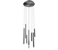 Lampy sufitowe - Redo 01-2052 - LED Żyrandol na lince MADISON 8xLED/4W/230V czarny - miniaturka - grafika 1