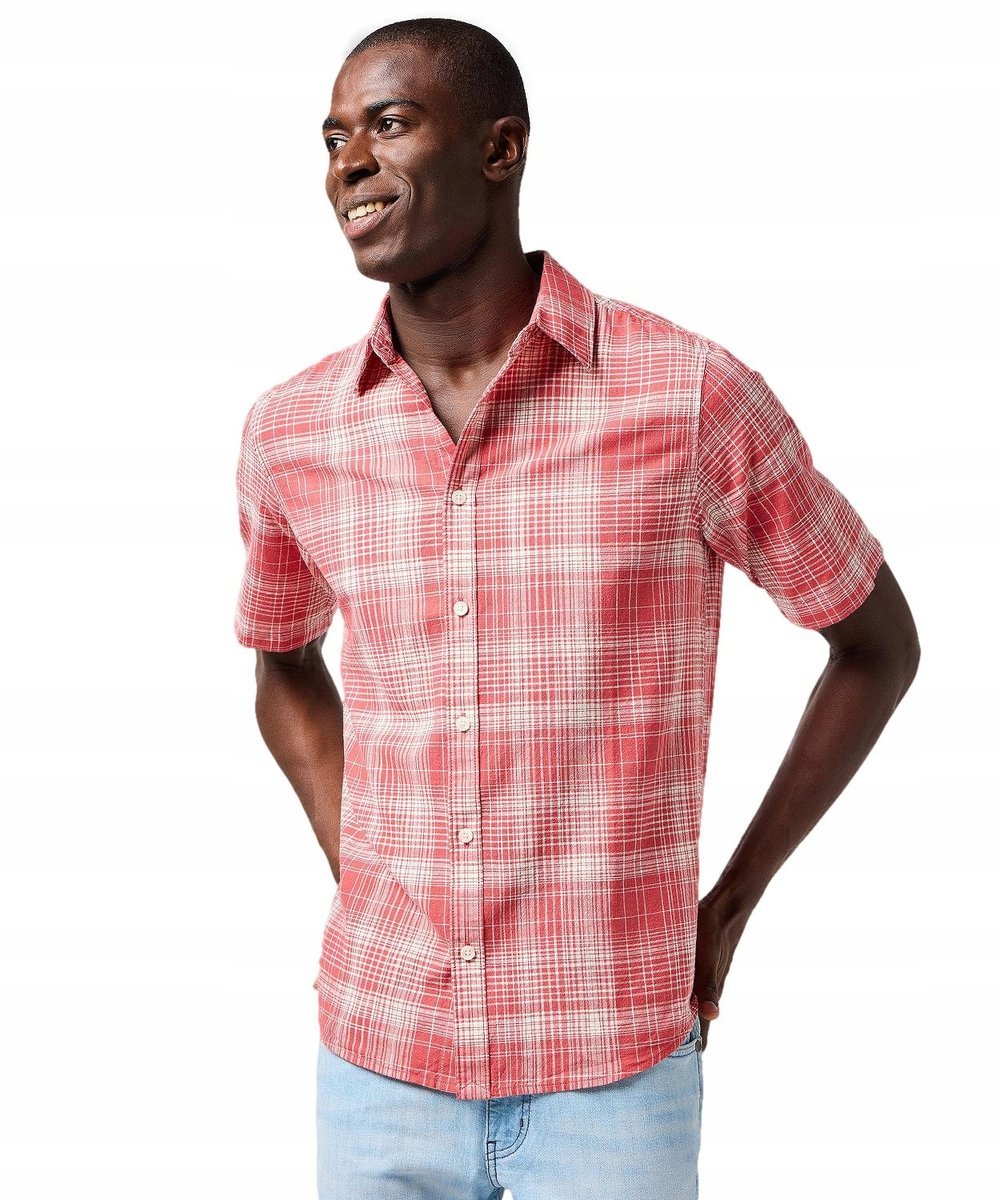 Koszula Wrangler SS SHIRT 112364053 Red S