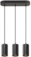 Lampy sufitowe - SLV - Asto Tube 3 Lampa Wisząca Black SLV - miniaturka - grafika 1