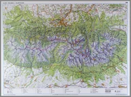 Mapy i plansze edukacyjne - EkoGraf, Tatry polskie i słowackie mapa ścienna na podkładzie w drewnianej ramie, 1:35 000 - miniaturka - grafika 1