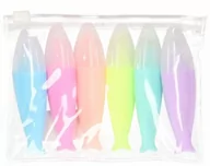 Flamastry - Zakreślacz pastalowy ryby 6 kolorów - miniaturka - grafika 1