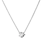 Naszyjniki - Naszyjnik puzzel srebrny - miniaturka - grafika 1