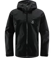 Kurtki męskie - Haglöfs Kurtka męska Roc Gtx czarny czarny (True Black) S - miniaturka - grafika 1