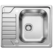 Zlewozmywaki - Blanco DINAS 45 S Mini Stal szczotkowana, odwracalny, korek auto. (525123) - miniaturka - grafika 1
