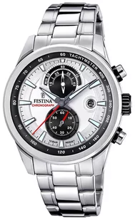 Zegarek Zegarek Festina F20694-1 Timeless Chronograph - Zegarki męskie - miniaturka - grafika 1