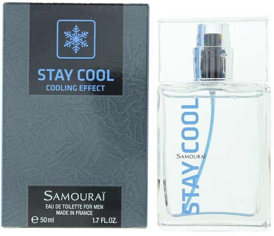Samouraï, Stay Cool, Eau De Toilette, For Men, 50 ml For Men