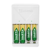 Ładowarki i akumulatory - Ładowarka Varta Plug Charger + 4 AA 2100 mAh (57657101451) - miniaturka - grafika 1