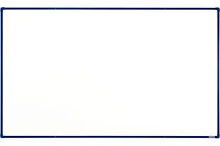 boardOK Biała ceremiczna tablica magnetyczna boardOK, 200x120 cm, niebieska ramka 535093 - Tablice i flipcharty - miniaturka - grafika 1