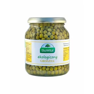 EKOWITAL GROSZEK ZIELONY W ZALEWIE BIO 350g/230g - EKOWITAL 5908249970601 - Warzywa w marynacie - miniaturka - grafika 1