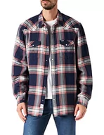 Koszule męskie - Wrangler Męska koszula Western Shirt, róża, rozmiar S - miniaturka - grafika 1