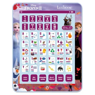 Lexibook Tablet edukacyjny francusko-angielski Kraina lodu - Zabawki interaktywne dla dzieci - miniaturka - grafika 1