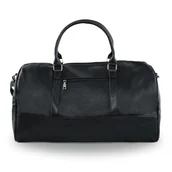 Akcesoria podróżnicze - Torba podróżna weekendowa duża na siłownię bagaż podręczny Solier, czarny - miniaturka - grafika 1