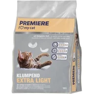Żwirek dla kotów - PREMIERE Extra Light Puder dla niemowląt Żwirek zbrylający 12 l - miniaturka - grafika 1