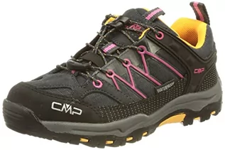 Buty dla chłopców - CMP Rigel Niskie buty trekkingowe Wp Walking, Antracite-Bouganville, 11 UK dziecko - grafika 1