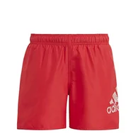 Kąpielówki dla chłopców - adidas HA9409 BOS CLX SL Strój kąpielowy dla chłopców Better Scarlet/White 7-8A, Better Scarlet/White, 7-8 ans - miniaturka - grafika 1