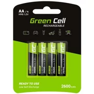 Ładowarki i akumulatory - Green Cell Akumulator Green Cell 4x AA HR6 2600mAh GR01 - miniaturka - grafika 1