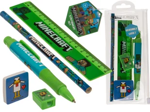 Zestaw Przyborów Szkolnych – Minecraft w Twoim Piórniku - Piórniki - miniaturka - grafika 1
