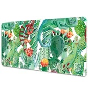 Podkładki na biurko - Podkładka na całe biurko Kolorowe kameleony 90x45 cm - miniaturka - grafika 1
